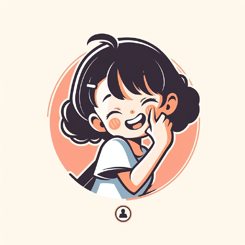 用 Midjourney 尝试生成 logo，内容是可爱的小女孩，效果不错，出了很多喜欢的图，用其中最满意的一张打底画了最终稿，真的是提升了几倍的效率