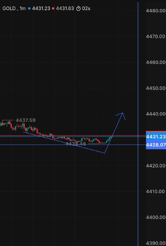 FX GOLD | سیگنال انس طلا: $GOLD | تحلیل اوپن مارکت طلاطبق تصویر، این هفته انتظار دارم طلا با یه گپ مثبت و یه حرکت رو به بالا کارشو امشب شروع کنه ب