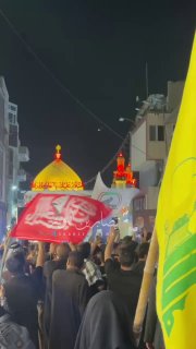 אבלים מול בית הרשות העליונה, סייד עלי א-סיסטאני, שיימשך צלו