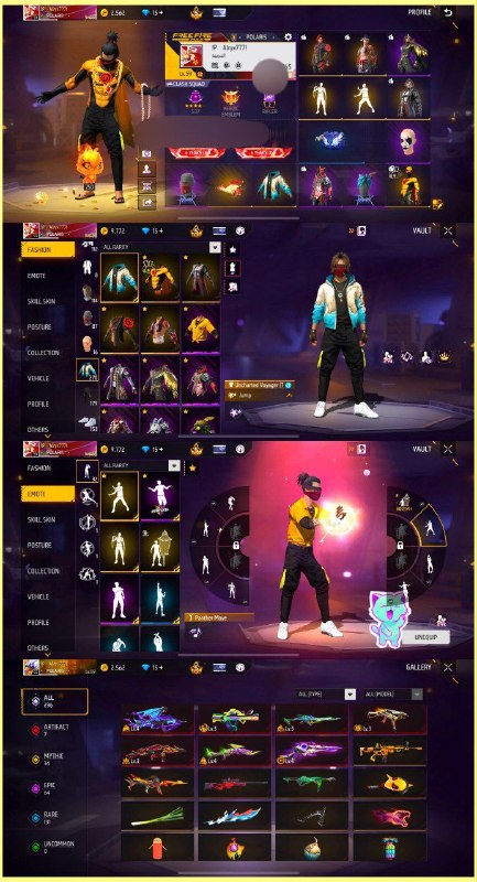 دنیای اکانت فری فایر freefire: رگنار 23500. Gh