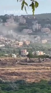 ️🇱🇧🇮🇱 טנק מרכבה ישראלי תקף בית באל-מנצורי עם פגז.