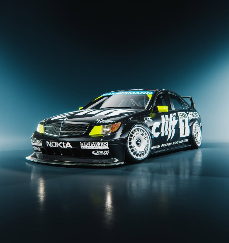 Mercedes C200 Evo - Cliff Opel Calibra Tribute

t....