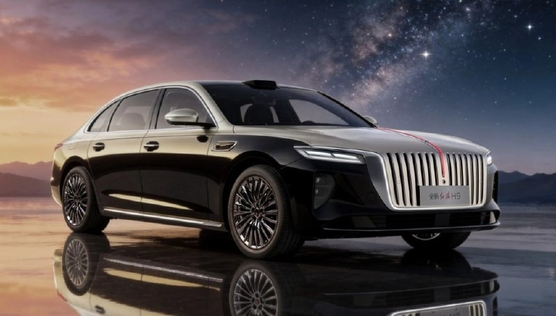 Компания Hongqi показала новый H9 на официальных фото 4