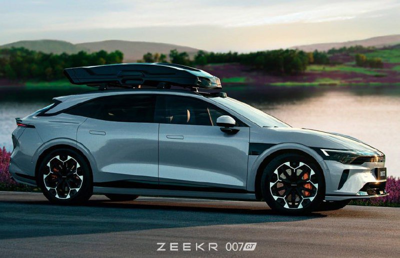 Новые фото электрического универсала Zeekr 007 GT 2