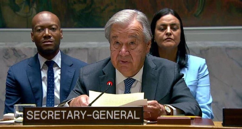 عصر ایران: دبیرکل سازمان ملل خواستار رسیدگی به ناامنی غذایی و توقف درگیری‌ها شد 🔹«آنتونیو گوترش» دبیرکل سازمان ملل متحد خواستار رسی