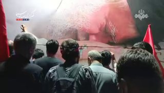🎦 האווירה ברחוב האימאם רזא כמה שעות לפני טקס הלוויה של קאסם סולימאני שנהרג.