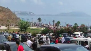 מהגרים צרים על סאוטה - מובלעת ספרדית בצפון אפריקה הממוקמת בקצה הצפוני של המגרב במרוקו לחוף הים התיכון