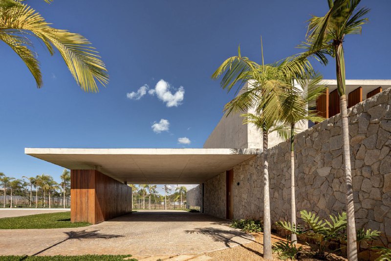Каменный дом Esquadra Arquitetos Бразилия Площадь 580 м Год 2021 - изображение 2 - каменный, дом, esquadra