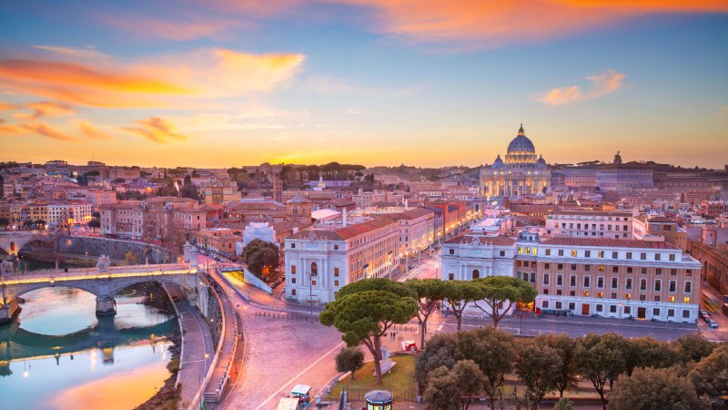 A country within a cityVatican City with St. Peter's Basilica (© RudyBalasko/Getty Images)