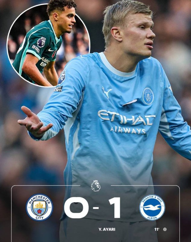 BACK-TO-BACK PREMIER LEAGUE DEFEATS for ManCity 😱 ברייטון להמשיך את ה- IMPRESSIVE RUN ולקחת את העיר, לנוע…