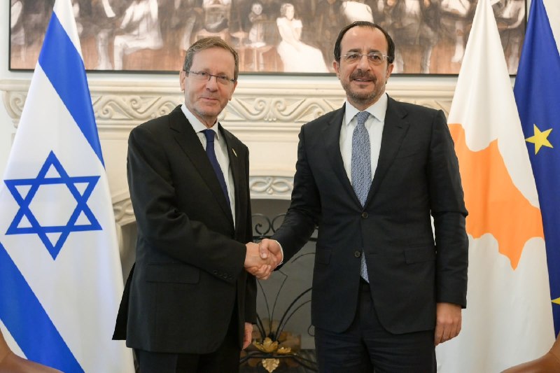 מסר לארדואן: הנשיא הרצוג נפגש עם נשיא קפריסין