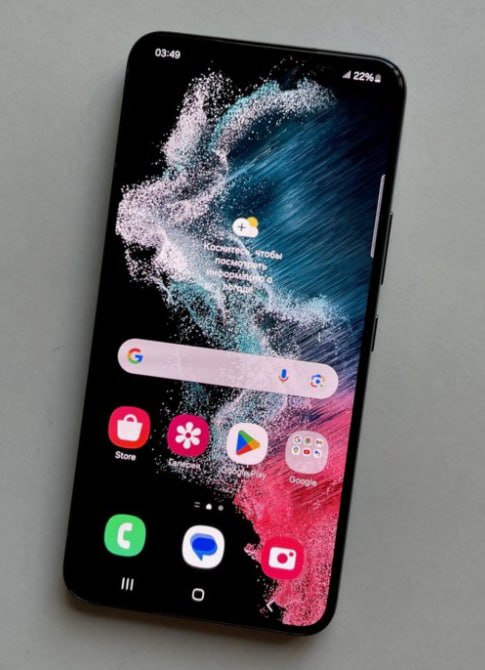 Продам Samsung s22 на Snapdragon, хорошее состояние, новое защитное покрытие в идеале, новые чехлы, — фото 1