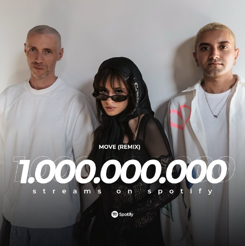 Latin Celebrities: ༆ #Spotifyریمیکس آهنگ "Move" با همکاری کامیلا کابیو به بیش از یک میلیارد استریم در اسپاتیفای رسید.𖣘 #CamilaCabello ༔ @La