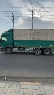 נהגי משאיות מתכוננים להפגנה בנפת מייסאן. עקב סגירת נמל שייב וניתוק פרנסתם