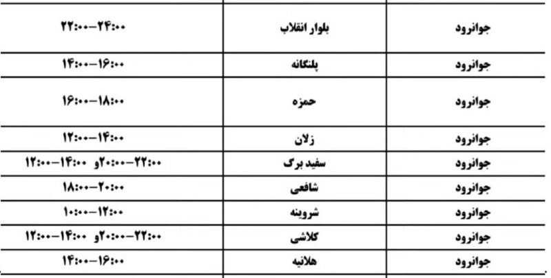پایگاه خبری شاهو نیوز: ◀️◀️اداره برق شهرستان جوانرود لطفا جواب شهروندان را بدهید: علت ۳ بار قطع و وصل شدن برق در ۳ بازه زمانی ساعت ۹:۴۲ و وصل ش