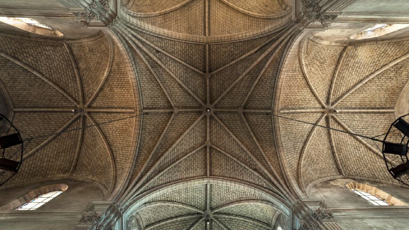 A quiet masterpiece in stoneVaults of the Church of Notre Dame de Bon-Port, Les Sables-d'Olonne, France (© Helmut Meyer zur Capellen/Alamy)