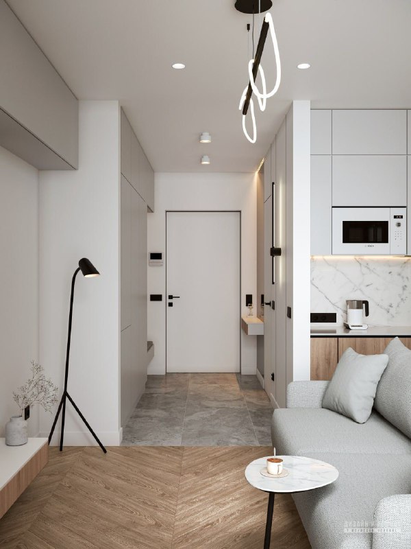 Квартира-студия 23,7 м Дизайн - Антон Волков до_30м Дизайн и ремонт - изображение 6 - дизайн, квартира, студия