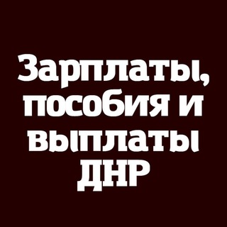 Telegram profile photo for Зарплаты Выплаты и пособия ДНР - РФ