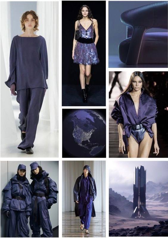 Цвет 2025 года по версии агентства WGSN, специализирующемся на предсказании трендов - Future Dusk Мистический, глубокий и мрачный цвет сумерек. Таи... - изображение 3 - цвет, 2025, года