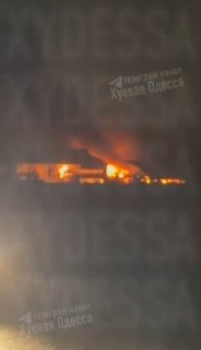 מספר רב של תחמושת רוסית גראן-2 שוטטת פגעה בעיר חורנומורסק, מחוז אודסה.