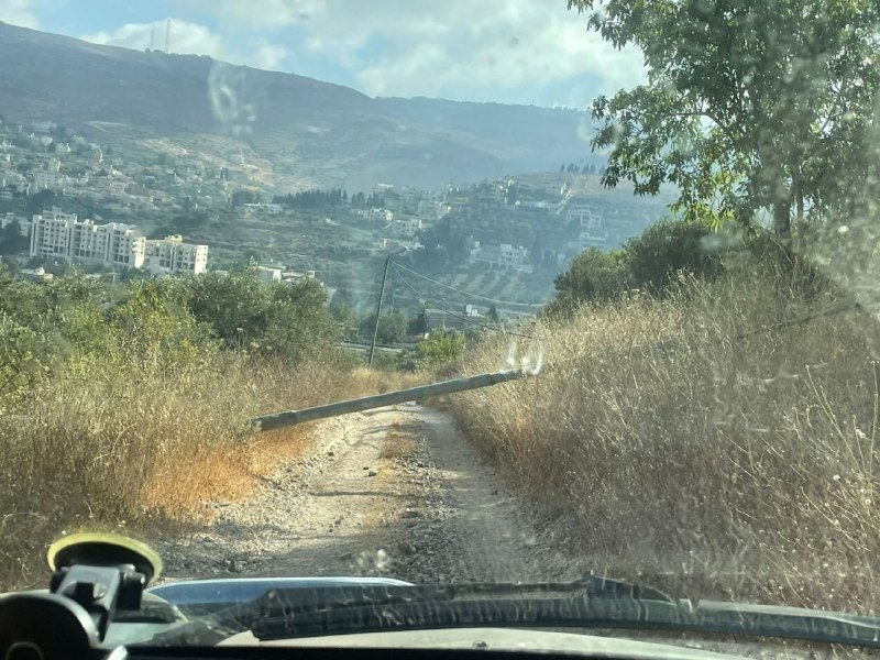 מתנחלים חתכו עמודי חשמל לבית משפחת צופאן בפאתי בורין