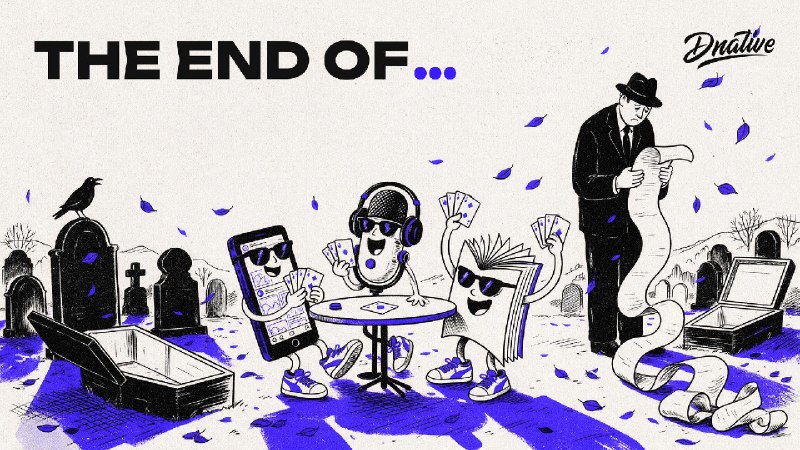 The end of… Охеренный заголовок «Конец чего-то там». Конец скроллинга. Конец соцсетей. Конец подкастов/рилсов, всего конец. Полистал свою ленту в Substack, twitter, почитал закладки, а там только и статей про КОНЕЦ ЧЕГО-ТО. Вообще круто объявлять чему-то с