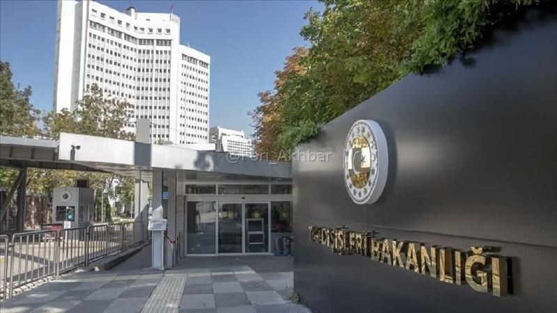 اخبار فوری ایران و جهان: 🇮🇱 🇸🇾 🇹🇷وزارت خارجه ترکیه اعلام کرد حملات هوایی اسرائیل به یک پایگاه در سوریه را شدیدا محکوم میکنیم.🆔 @Fori_Akhbar | اخ