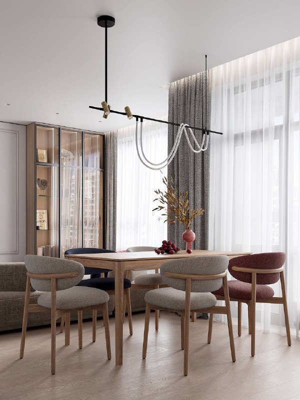 Какая кухня-гостиная из проекта студии ДД вам нравится больше? С бежевым диваном и акцентной стеной с золотыми птицами. С мягким белым диваном, роз... - изображение 7 - диваном, стеной, какая