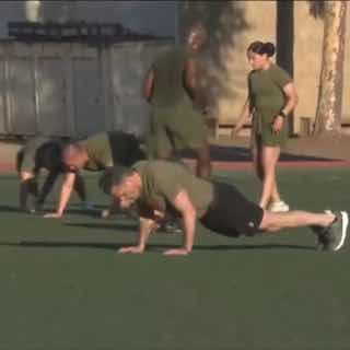 Pete Hegseth joined forces for a morning workout in San Diego.