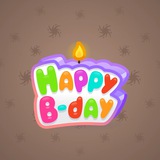 B-Day Candle #112