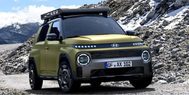 Электромобиль Hyundai Inster получил внедорожную версию Hyundai Inster Cross пол