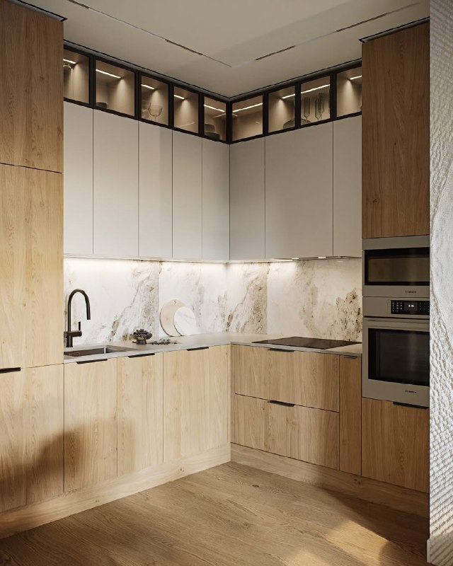 Спокойный природный интерьер кухни-гостиной с этническими нотками Автор проекта студия Атмосфера . - изображение 9 - спокойный, природный, интерьер