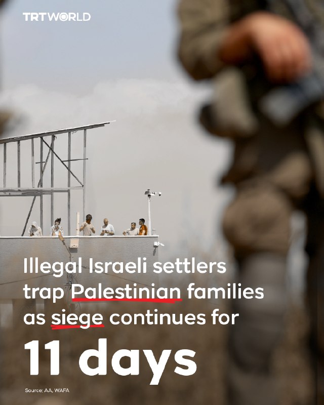 במשך 11 ימים רצופים, שלוש משפחות פלסטיניות בקוסרה, דרומית לשכם בגדה המערבית הכבושה של פלסטין, נותרו במצור ש…