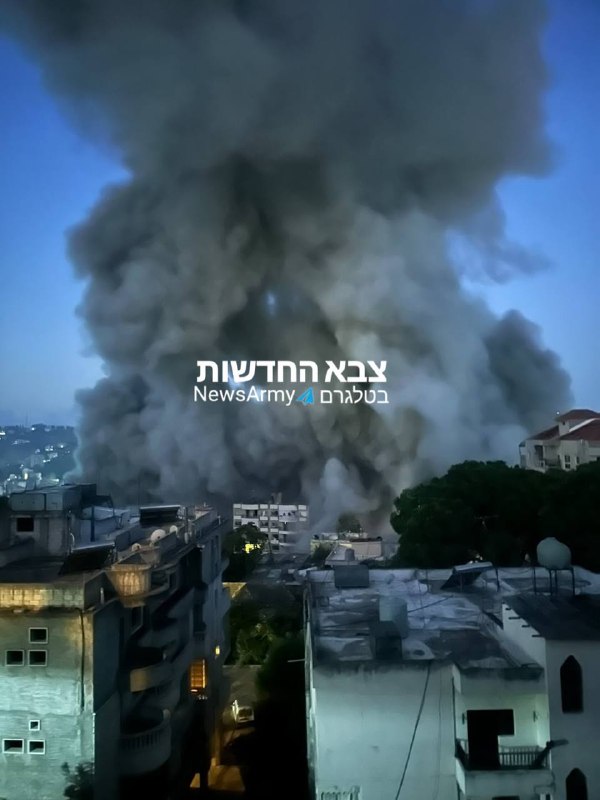 תקיפה באזור נבטיה לפני זמן קצר.