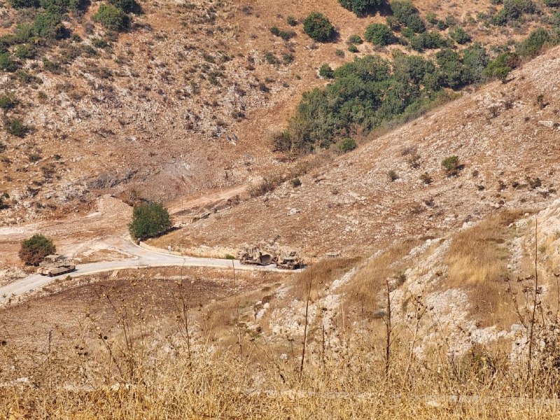 🚨כלי רכב ישראלים נוטרו שהתקדמו מחולה לכיוון ואדי סלוקי