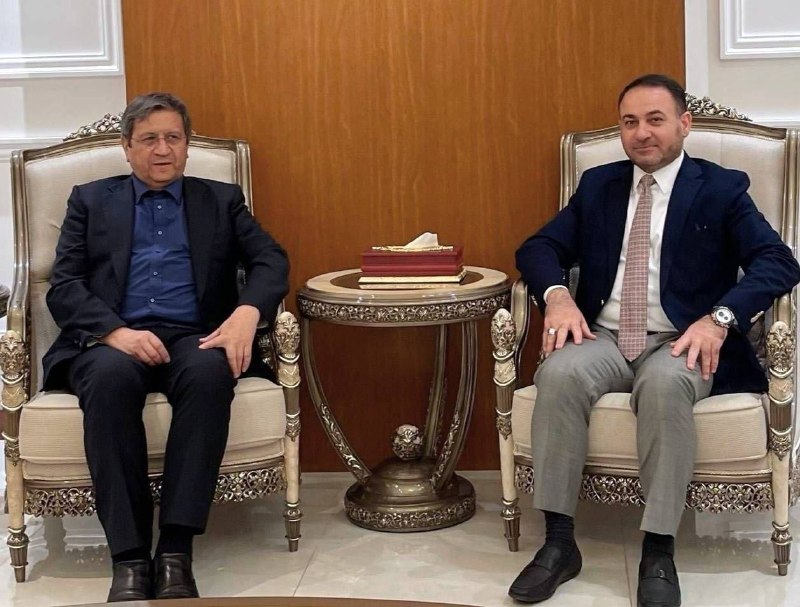 رصد: ✅ توسعه همکاریهای راهبردی اقتصادی؛ محور گفتوگوی رئیس کل بانک مرکزی با وزیر تجارت عراق🔻عبدالناصر همتی، رئیس کل بانک مرک