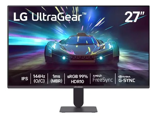 🖥️ Monitor LG UltraGear 24G411A-B 27", FHD, 144Hz, 1ms (MBR), NVIDIA G-SYNC, AMD FreeSync, HDR10