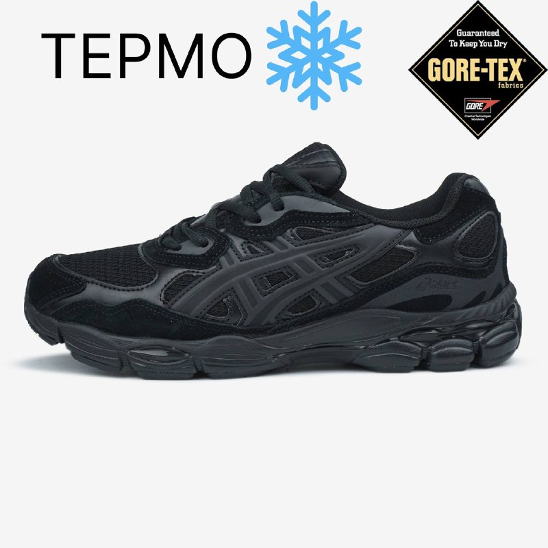 Asics Asics Gel-NYC Full Black GORE-TEX Termo, фото 2