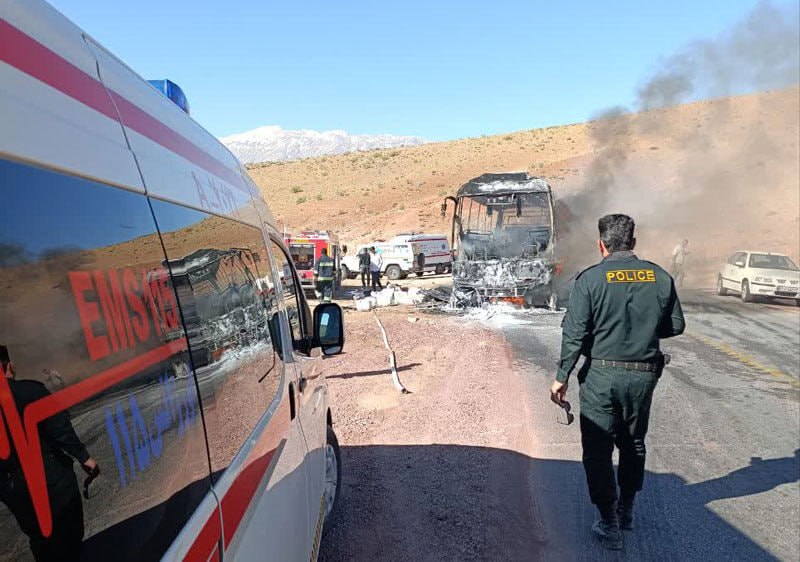 40 נוסעי אוטובוס ניצלו על ידי עירנות משטרת הכביש לורסטן