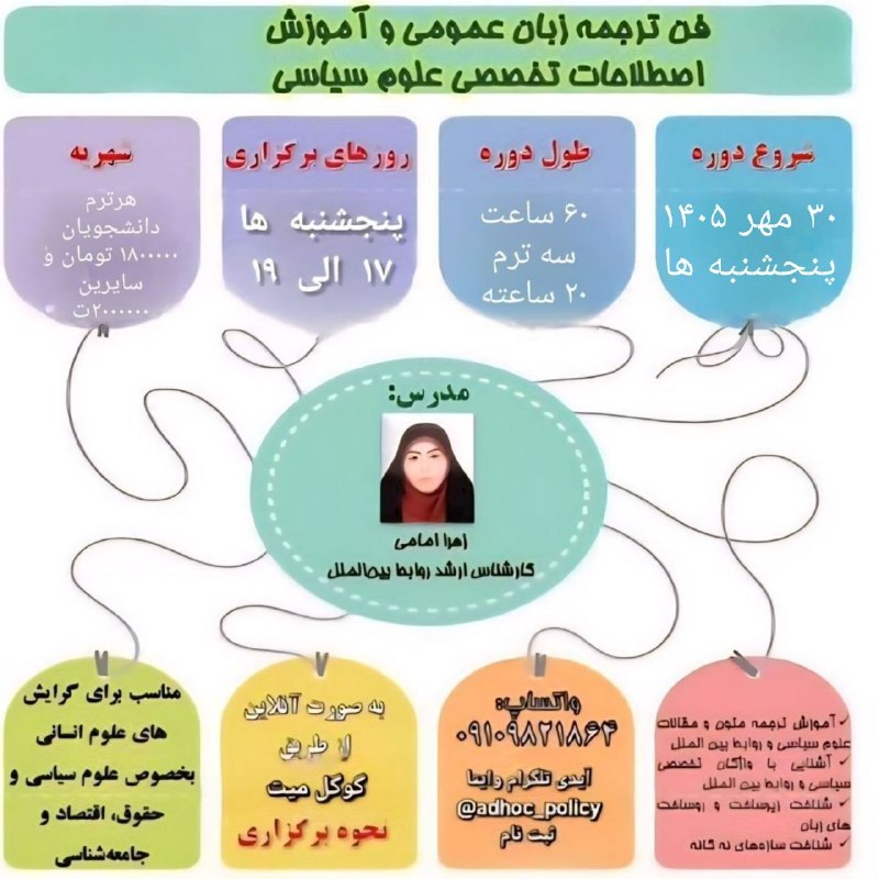 انجمن علمی اقتصاد دانشگاه علامه طباطبائی: 🏐 تنها سه نفر تا تکمیل ظرفیت ثبت نام دوره فن ترجمه زبان انگلیسی دوره مهر ماه ۱۴۰۵ ✨ نام دوره: فن ترجمه زبان عمومی و آموز