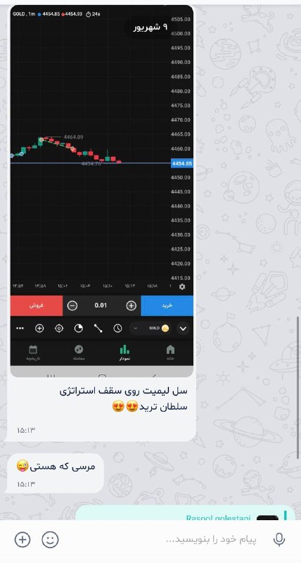 FX GOLD | سیگنال انس طلا: چاپ دلار ۲۱۰ تومنی توسط اعضای VIP 😴💰❤️