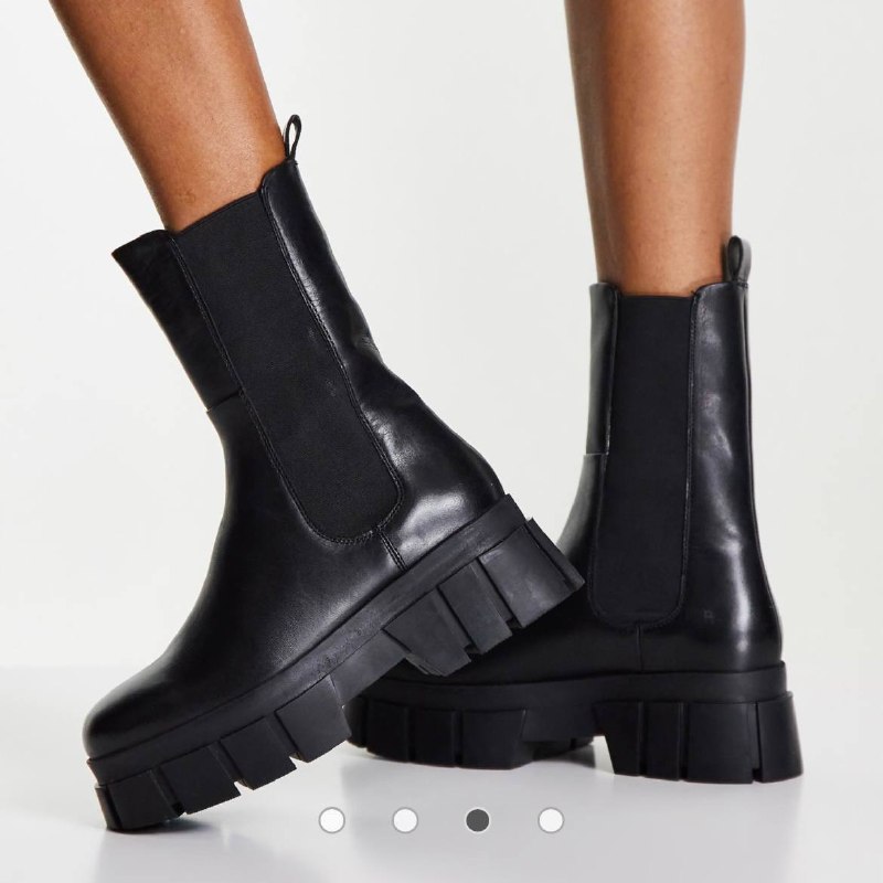 ASOS DESIGN премиум-качества ботинки из 100% натуральной кожи, — фото 1