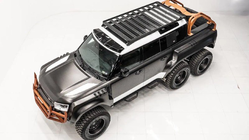 Ателье Apocalypse Manufacturing превратило Land Rover Defender в шестиколесный пикап 4