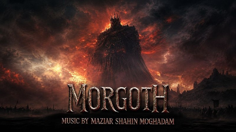 Middle-Earth | ارباب حلقهها: 📌 اختصاصی؛ تم موسیقی «مورگوث» خصم سیاه جهان، ساختهٔ مازیار شاهینمقدم، از اعضای کانال سرزمین میانه!💀ملکور از آینور بود،