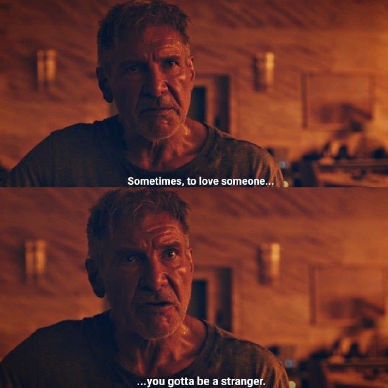𝙁𝙍𝙀𝙀 𝙇𝙊𝙑𝙀...👣: بعضیوقتا برای دوست داشتن یه نفر،باید غریه بمونی...🎬 Blade Runner 2049 (2017)👣
