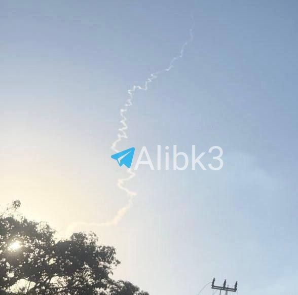 שיגור טיל הגנה אווירית למרחב האווירי של פלסטין הכבושה