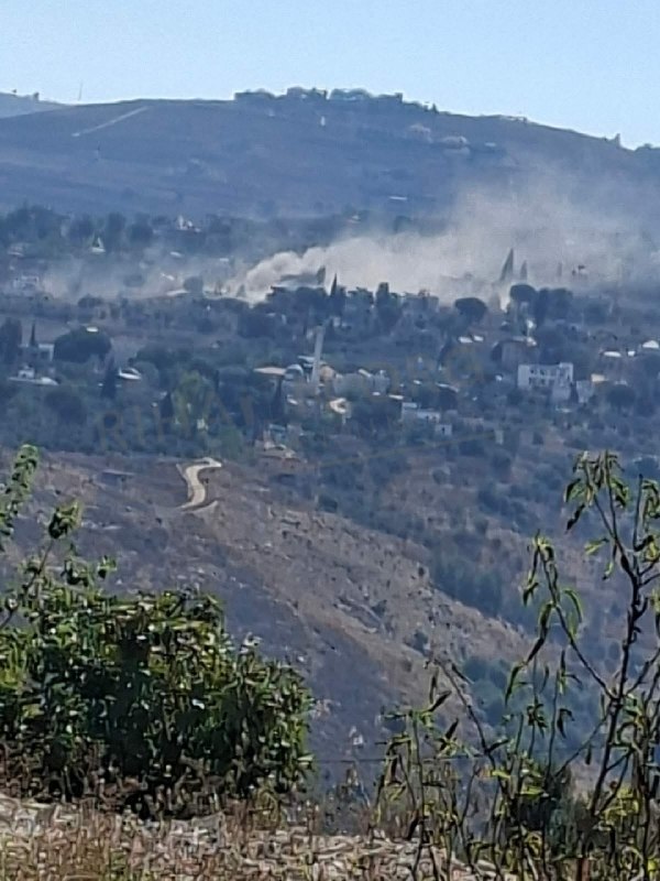 הפצצת ארטילריה מכוונת לעיירה בני חייאן