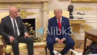 טראמפ במהלך פגישתו עם נשיא לבנון: