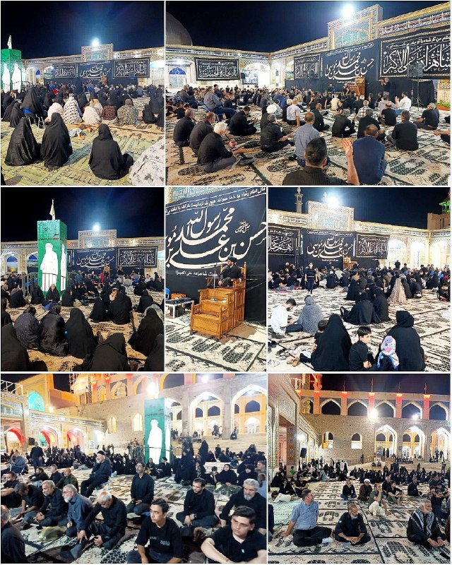 نوش‌ آبادی‌ ها: 🔺عزاداری هیئت شاهزاده علی اکبر علیه السلام نوش آباد در آستان مقدس امامزاده سلطانعلی ابن امام محمد باقر علیه السلام در شا
