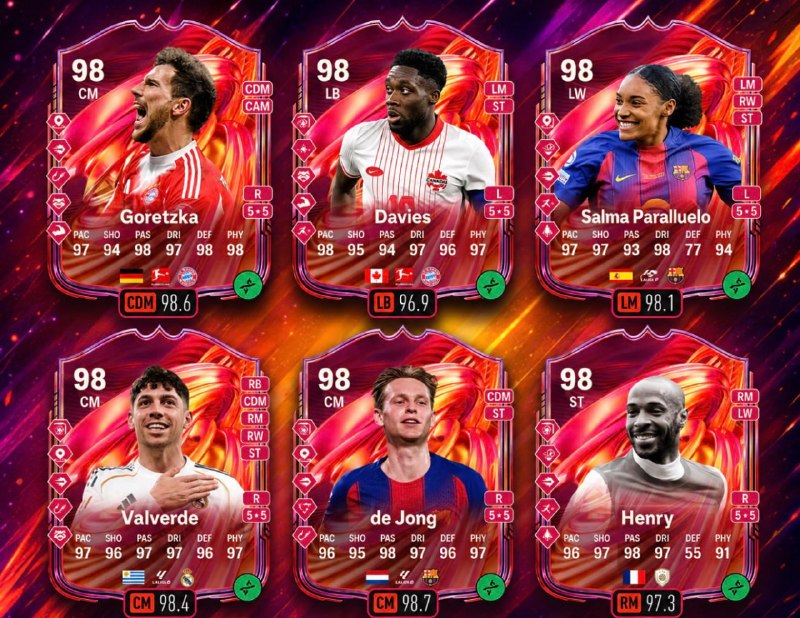 FIFA IRAN: 📌 برخی از کارت های ترند برای اوولوشن های اخیر 🧪فیفا ایران، یکی از قدیمی ترین و به روز ترین کانال های فیفای فارسی📱 RobosF